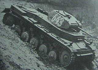 later Pz II version with improved suspension
